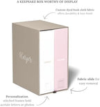 Savor I Baby Deluxe Box | Acid-Free Newborn Keepsake & Memory Organizer with 52 Labels, 9 Drawers, 8 File Folders | Gift for Pregnancy, Gift for Mom & Baby Shower, Pink, Harper Font - Image 2