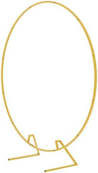 Fomcet 5ft Round Backdrop Stand Gold Circle Arch Metal Wedding Arch - Image 7