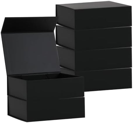 iloMAOZX Black Gift Box, 9.5x7x3 Inch Gift Boxes for Presents & Packaging by Unknown