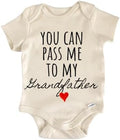 Grandfather Announcement Baby Gift Baby Bodysuit by NorthForkForager