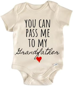 Grandfather Announcement Baby Gift Baby Bodysuit by NorthForkForager