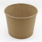 Karat Double Poly Lined Paper Soup Containers - Leak-Proof Food Storage for Hot or Cold Meals - Ideal for Ice Cream, Soup, Salad - Case of 600 (32oz) - Image 7