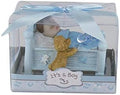 Keepsake Figurine 12 pcs Baby Boy Napping in Crib with Puppy | Awesome Decorations or Party Favors | for Pregnancy Announcements, Gender Reveals, Birthday and Special Celebrations by MEGA+FAVORS