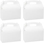 30Pcs 9 Inch White Large Gable Gift Boxes, Party Favor Treat Boxes by Oletx