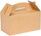 Brown Gable Boxes with Handles, 9.45"x5"x5", 30 Pack by AOSRIC