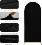Set of 2 Wedding Arch Cover Stretchy Spandex Fabric Backdrop for Arch Stand - Image 5