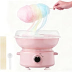 Cotton Candy Machine for Kids & Family, Mini Cotton Candy Maker with 10 Sticks & Sugar Scoop, Home Birthday Family Party Christmas Gift by Newoed
