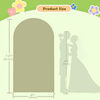 Sage Green Arch Cover 7.2 FT Arch Backdrop Cover Wedding Arch Cover - Image 2