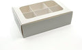 20-Ct White Treat Boxes, 6.5x4.5x1.9in, Window & Dividers by GretelBaking