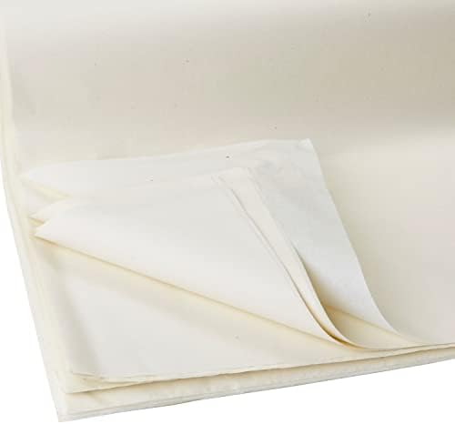 Jillson Roberts Bulk 480-Sheet Count 20" x 30" Recycled Tissue Paper Available in 30 Colors, Ivory by JILLSONROBERTS