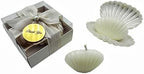White Seashell Candle Party Favors in a Plastic Box, Wedding Favor Guest Bulk,Bridal Shower Gifts, Baby Shower giveaways for Baptism (10,20,30,50,100.. Options Available in Customize Section) - Image 2