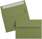LUXPaper A7 Invitation Envelopes | Peel & Press | 5 1/4" x 7 1/4" | Olive Green | 70lb. Text | 1000 Qty - Image 7