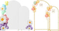 HAINARverS Set of 2 Arch Backdrop Stands with Covers, White, 6/7.2FT by HAINARverS