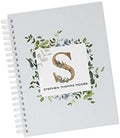 Personalized Baby Journal - Hardcover First Year Album Customized with Baby’s Name & Initial - Prompted Baby Memory Book (Leafy Initial) by Unknown