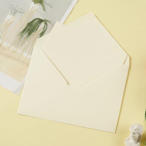 100 Pieces A6 Envelopes 4x6 Cream Color, 6 1/2 x 4 3/4 Inches (Pack of 4) - Image 4