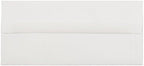 JAM PAPER #10 Business Strathmore Envelopes - 4 1/8 x 9 1/2 - Bright White Laid - 100/Pack by JAMPaper