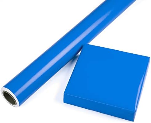 RUSPEPA Royal Blue Wrapping Paper Solid Color for Wedding, Birthday, Shower, Congrats, and Holiday - 30 inches x 100feet - Image 6