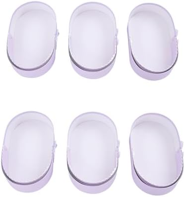 6PCS Cradle-shaped Gift Box, Baby Shower Flower Basket Gift Box, Purple Companion Gift Box, Baby Shower Flower Basket Gift Box, Medium Cradle Floral Basket, Baby Shower Crib Basket Cardboard Box - Image 3