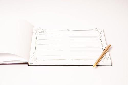LIFETOO Ocean Funeral Guest Book w/Pen (12" x 8", 400+ Guests), Celebration of Life Guest Books, Memorial Service Guest Book Sign for Funerals | Guest Book for Funeral, Memory Book for Funeral Guest - Image 5