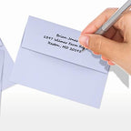 LUXPaper A2 Invitation Envelopes | Peel & Press | 4 3/8" x 5 3/4" | Lilac Purple | 80lb. Text | 250 Qty - Image 6