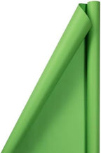 JAM Paper Gift Wrap - Matte Wrapping Paper - 100 Sq Ft Total - Matte Lime Green - 4 Rolls/Pack - Image 2