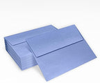 LUXPaper A2 Invitation Envelopes (4 3/8 x 5 3/4) - Vista Blue Metallic (250 Qty.) - Image 5