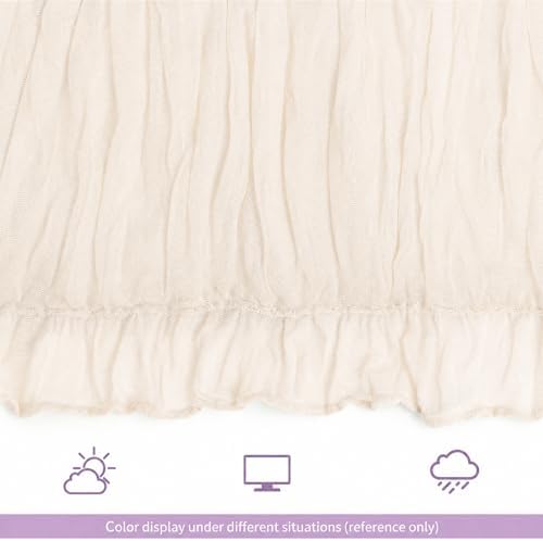 24 Pack Ivory White Table Runner 10Ft Cheesecloth Table Runner Rustic Gauze Table Runners Romantic Long Sheer Fabric Cheese Cloth Table Runners for Wedding Party Bridal Baby Shower - Image 7