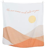 Lulujo Baby’s First Year Milestone Blanket and Card Set | 40in x 40in (Sunrise) - Image 3