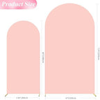 Wokceer Arch Backdrop Cover BlushPink Arch Cover Stretchy Backdrop Set of 2 - Image 2