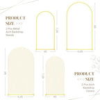 Toolterritary Metal Arch Backdrop Stand and Cover Set, 8FT, 7.2FT Party Backdrop, Easy to Assemble, Backdrop Stand for Parties, Birthday, Baby Shower - Image 3