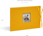 Kolo Noci Small 4x6 Photo Album, Holds 24 Photos, Ideal for Weddings and Baby Books, Indian Yellow - Image 2
