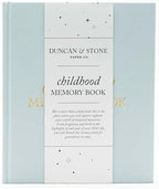 Duncan & Stone Childhood Memory Book for Kids, Prompts, Sky Blue by DuncanStonePaperCo