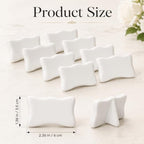 Sawysine 10 Pack Porcelain Place Cards with Marker Pen, 2.4 x 1.4 - Image 2
