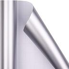 RUSPEPA Silver Metallic Wrapping Paper - Solid Color Matte Metallic Jumbo Gift Wrap Paper Jumbo Rolls Perfect for Wedding, Birthday, Christmas, Baby Shower - 30 Inches x 100 Feet - Image 6