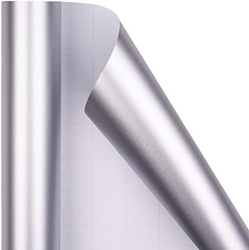 RUSPEPA Silver Metallic Wrapping Paper - Solid Color Matte Metallic Jumbo Gift Wrap Paper Jumbo Rolls Perfect for Wedding, Birthday, Christmas, Baby Shower - 30 Inches x 100 Feet - Image 6