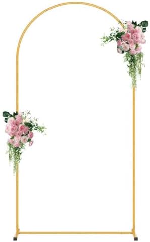 7.2FT Metal Arch Backdrop Stand, Decorative Backdrop Arch Stand by Unknown