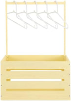 Suzile Baby Shower Crate Wooden Closet Baby Basket Gift,Creamy Yellow by Suzile