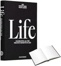 PrintWorks Life Photo Book, Black - Minimalist 80-Page Hardcover Album by Printworks