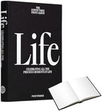 PrintWorks Life Photo Book, Black - Minimalist 80-Page Hardcover Album by Printworks