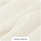 Fitable 8 Pack Ivory Tablecloths 90x132 Inch for 6 Foot Rectangle Tables - Image 3