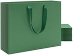 YACEYACE Green Gift Bags Bulk, 20 Pack Green Gift Bags with Handles by YACEYACE