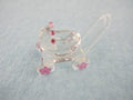 Crystal Glass Party Favor Gift Cup Cake Topper Baby Shower Bootie Pacifier Stroller (Stroller - Pink) by Unknown
