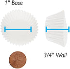 CybrTrayd No.4 Glassine Paper Approximately 12,500 Pieces – 1” Base, 3/4” Wall Candy Cups, White - Image 4