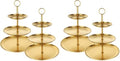 QTLCOHD 2 Pcs 3 Tier Stainless Steel Cupcake Stand (Pack of 2) by WelcomeToQTLCOHD