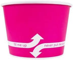 Karat [16oz - 1000 ct Paper Ice Cream Cups & Soup Bowls for Hot/Cold Food - Ideal for Soup, Ice Cream, Gelato, Yogurt and Snacks - Pink - Image 4