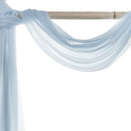 Pack of 35 Yard Chiffon Drapery Fabric, 60" Wide, Multiuse - Baby Blue - Image 6