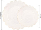 LIYH 60 Pcs Gold Glitter Plastic Scalloped Plates for Wedding & Party - Image 2