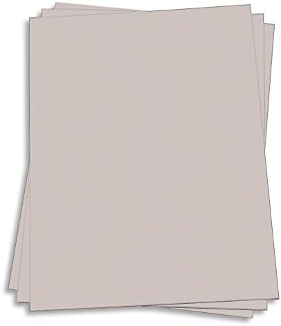 Timberwolf Gray Card Stock - 8 1/2 x 11 Gmund Colors Matt 111lb Cover, 25 Pack by LCIPaper
