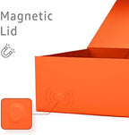 LIFELUM Orange Magnetic Gift Box for Thanksgiving Gifts, 13.85"x8.35"x4.45" - Image 3
