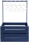Suzile Baby Shower Crate Wooden Closet Baby Basket Gift,Navy Blue by Suzile